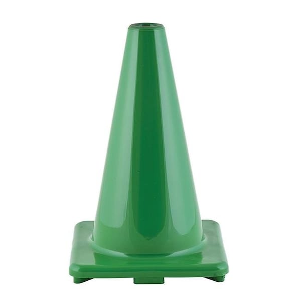Champion Sports CHSC12GN 12 in. Hi Visibility Flexible Vinyl Cone - Green